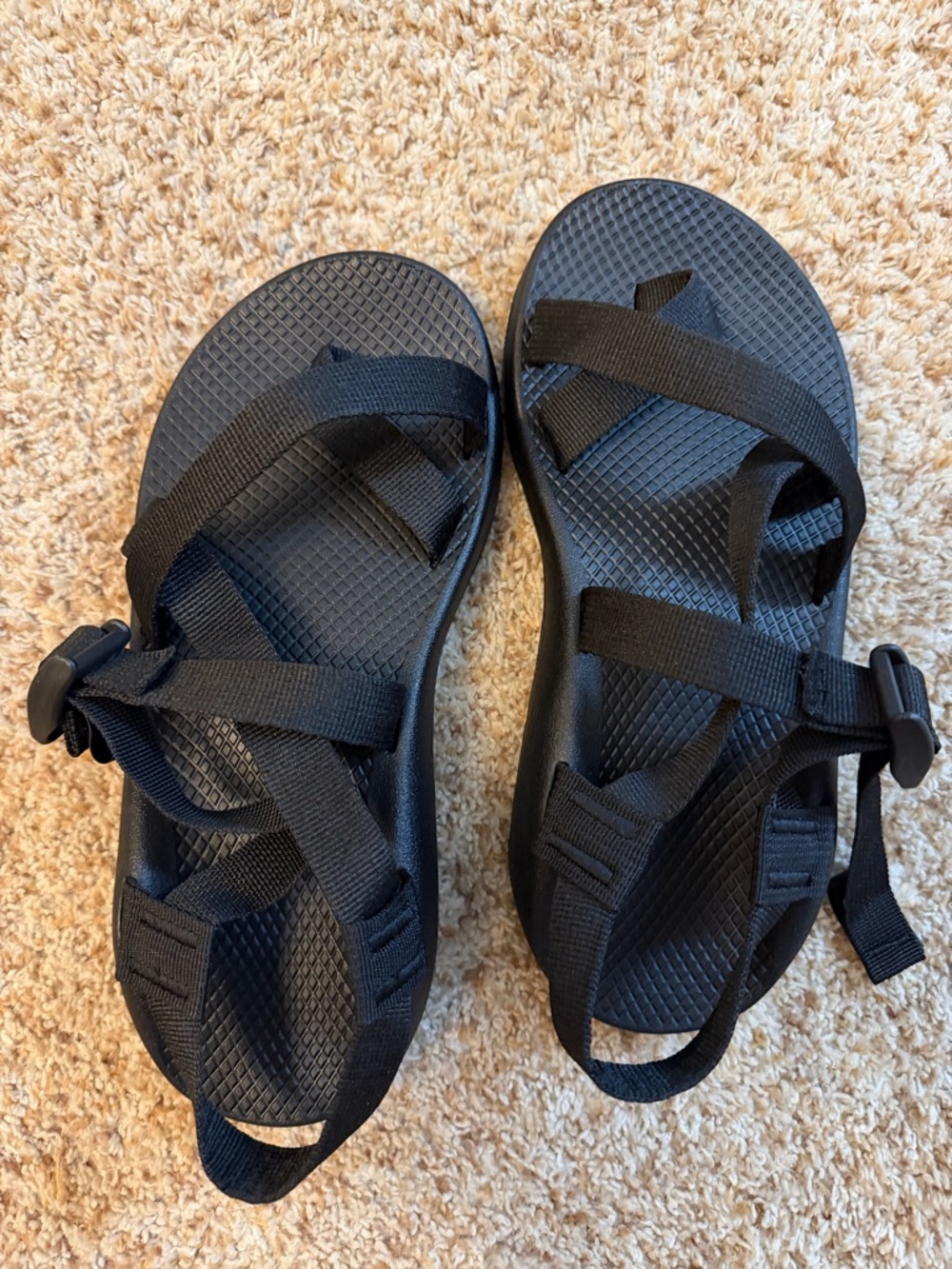 Chaco Men’s Black Sport Sandals with Adjustable Straps